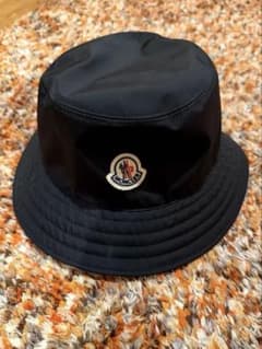 ☆MONCLER モンクレール バケットハット 希少XL ブラック 現行 極美品