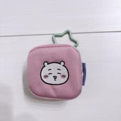 【新品】ちいかわ カラビナつき 刺繍 スクエアミニポーチ