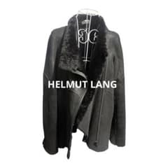 HELMUT LANG‼️ ヘルムートラング 羊革 Sブラックムートンレディース 