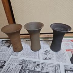 武蔵屋さま　蘭鉢(笠間鉢)　3個　サイズ大きめのサムネイル