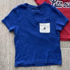 【りん様専用】プチバトー　青色Tシャツのサムネイル