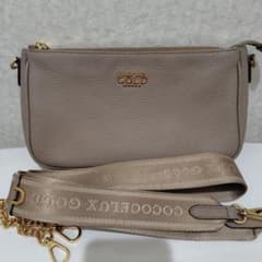 匿名配送♡ ココセリュックスゴールド グレージュ系 2WAY ショルダー