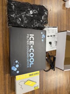 ICE×COOL PELTIER VEST バッテリーセット Mサイズ　未使用 ICE×COOL PELTIER VEST バッテリーセット Mサイズ 未使用 - メルカリ