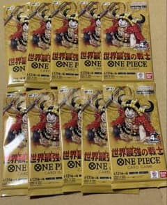 ワンピースカードゲーム 世界最強の戦士 未開封バラパック10パック
