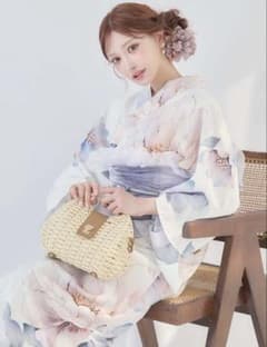 sugar ♡ 彩華グラデーション牡丹浴衣　セット sugar 彩華グラデーション牡丹浴衣【浴衣3点 セット 浴衣/帯/下駄