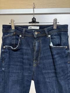 サ*ン様 ZARA ダークブルー スリムフィット デニム 31のサムネイル