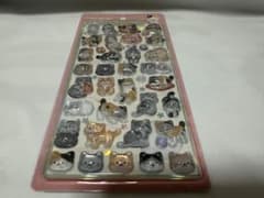 【正規品】ボンボンドロップシール　和柄　猫　三毛猫のサムネイル