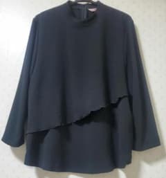 【美品】詩仙堂ちりめんトップスのサムネイル