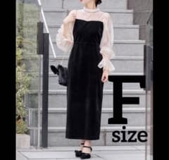 SALON by Chico】パール襟オケージョンワンピース - メルカリ