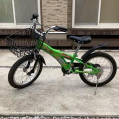 16型　子供用自転車　スタンド付き　補助輪　有のサムネイル
