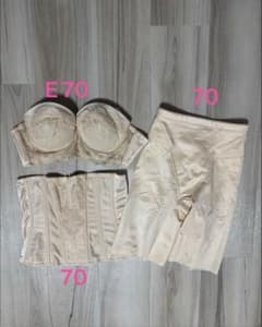 【美品・譲り受け品】フォーシス＆カンパニーブライダルインナー 3点　1度のみ使用 美品・譲り受け品】フォーシス＆カンパニーブライダルインナー 3点 1度