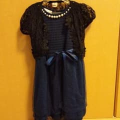 お値下げ中！女児ワンピースドレス ボレロ付き 140cmのサムネイル