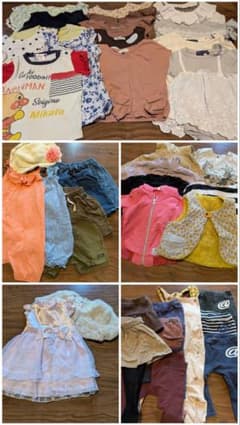 女の子　服　 まとめ売り 90cm 95cm　アンパンマン・ドレスありのサムネイル