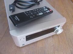 KENWOOD　コンポアンプ　R-K505とリモコン（2014製） 　ジャンク品のサムネイル