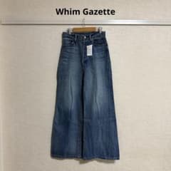 新品未使用】Whim Gazette(ウィムガゼット)ワイドフレアデニムパンツ