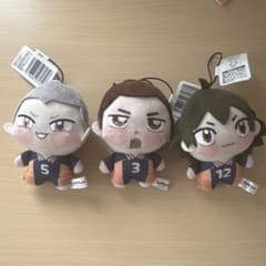 ハイキュー！！ ちょぴぬいぷち 田中龍之介 東峰旭 山口忠 3種コンプセットのサムネイル
