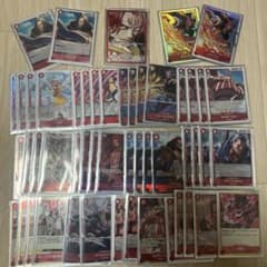 ワンピースカードゲーム 赤髪海賊団 デッキ 赤シャンクス 引退品