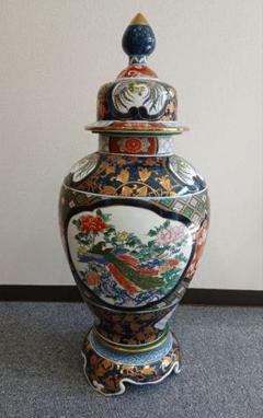 有田焼 飾壺 幸右衛門 作 花瓶 沈香壺 金彩 m55718240335_1.jpg?1752298779