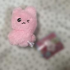 チェゴシム メッセージ付きハグマスコット うさゴシム　うさぎ　ピンク　ぬいぐるみ