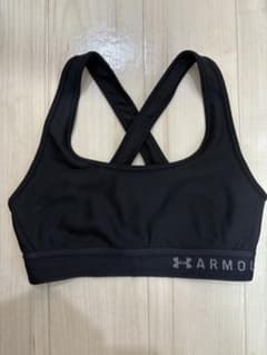 UNDER ARMOUR スポーツブラ ブラックのサムネイル