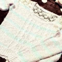 LIZLISA 春ニット 水色のサムネイル