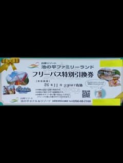 ※早いもの勝※特価※白樺リゾート 池の平ファミリーランド フリーパス特別割引換券のサムネイル