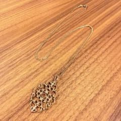 K10ネックレスチェーン（60cm）&ジャスミン　チャーム K10ネックレスチェーン（60cm）&ジャスミン チャーム - メルカリ