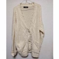 CECIL McBEE ニットカーディガン アイボリーのサムネイル