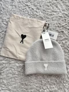 新品】amiparisアミパリス ニット帽 ビーニー - メルカリ