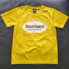 Keaキアテニス Tシャツ Backhand Stroke 黄色 XSのサムネイル