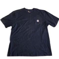 ★フェード感有り★Carhartt 半袖 ポケットTシャツ 黒 XLのサムネイル