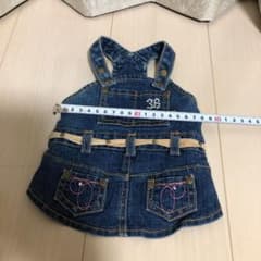 わんちゃん用デニム ジャンパースカートのサムネイル