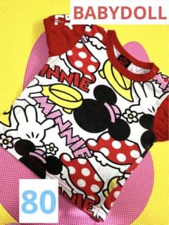 ☆500円均一☆BABYDOLL×ディズニーコラボトップス 80 女の子のサムネイル