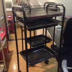 美容専用 ワゴン 【ブラック】のサムネイル