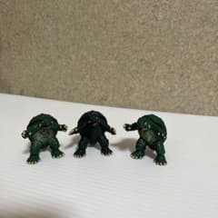 平成レトロ　30年前のガメラ　ソフビ　フィギュア　レア　　　三体ですのサムネイル