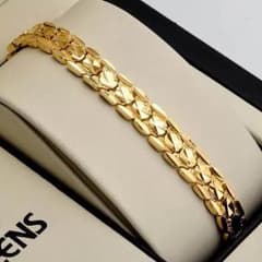 18K GOLD FILLED ダイヤデザインカット ブレスレット 新品♪のサムネイル