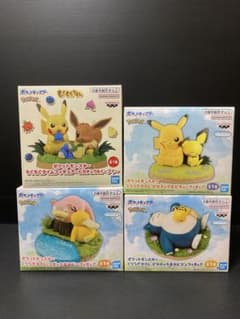ポケットモンスター くつろぎタイム ピカチュウ＆カビゴンフィギュアの