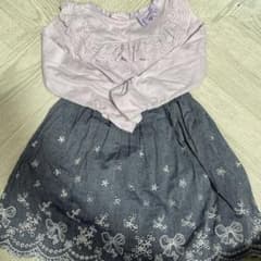 メゾピアノ　ワンピース　100cm 春　秋服　長袖のサムネイル