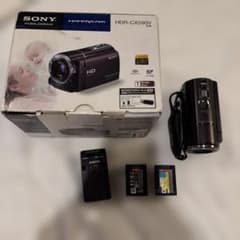 【美品】SONY HDR-CX590V ビデオカメラ 本体＋バッテリー2個 バッテリー2つ SONY ソニー HDR-CX590V Handycam - メルカリ