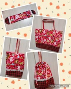 女の子用　レッスンバッグセットのサムネイル