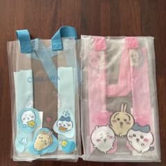 ちいかわ マツキヨ　ココカラ　キャンペーン　クリアバッグ 2色　セットのサムネイル