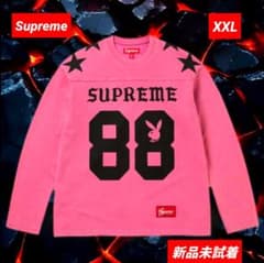 さ*か様 ⭕シュプリームL/Sプレイボーイフットボールジャージ ピンク XXL新のサムネイル