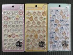 ちいかわ　ボンボンドロップシール　3枚セット　開封済みのサムネイル