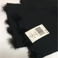 ミンクファー付きマフラー新品のサムネイル