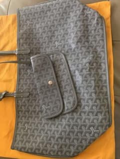 GOYARD サンルイ トートバッグ グレー リバーシブル - メルカリ