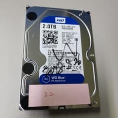 ウェスタン・デジタル　HDD　使用時間22時間　落書きありのサムネイル