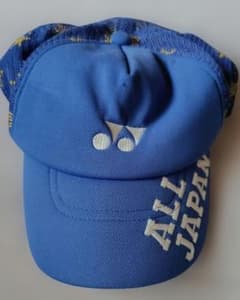 YONEX デニムブルー キャップ ALL JAPAN YONEX ALL JAPAN キャップ 青 - メルカリ