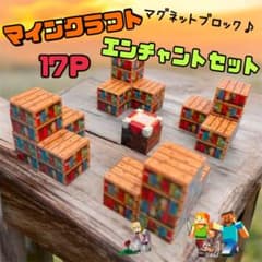 マイクラ マグネットブロック 17ピース 知育玩具 磁石 磁気 プレゼント 子供