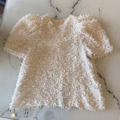 OHGA フリンジトップス　ツイード トップス　オーガのサムネイル
