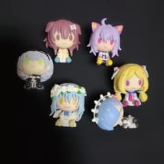 ホロライブ　フィギュアグッズ　まとめ売り【ちょこのっこ・リラックスタイムetc】 ちょこのっこ6体セット まとめ売り ホロライブ4、転スラ1、リゼロ1